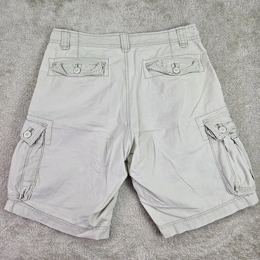 Polo‎ Jeans Company Cargo Shorts Mens 32 Ralph Lauren Tan 90s Military Style Y2K